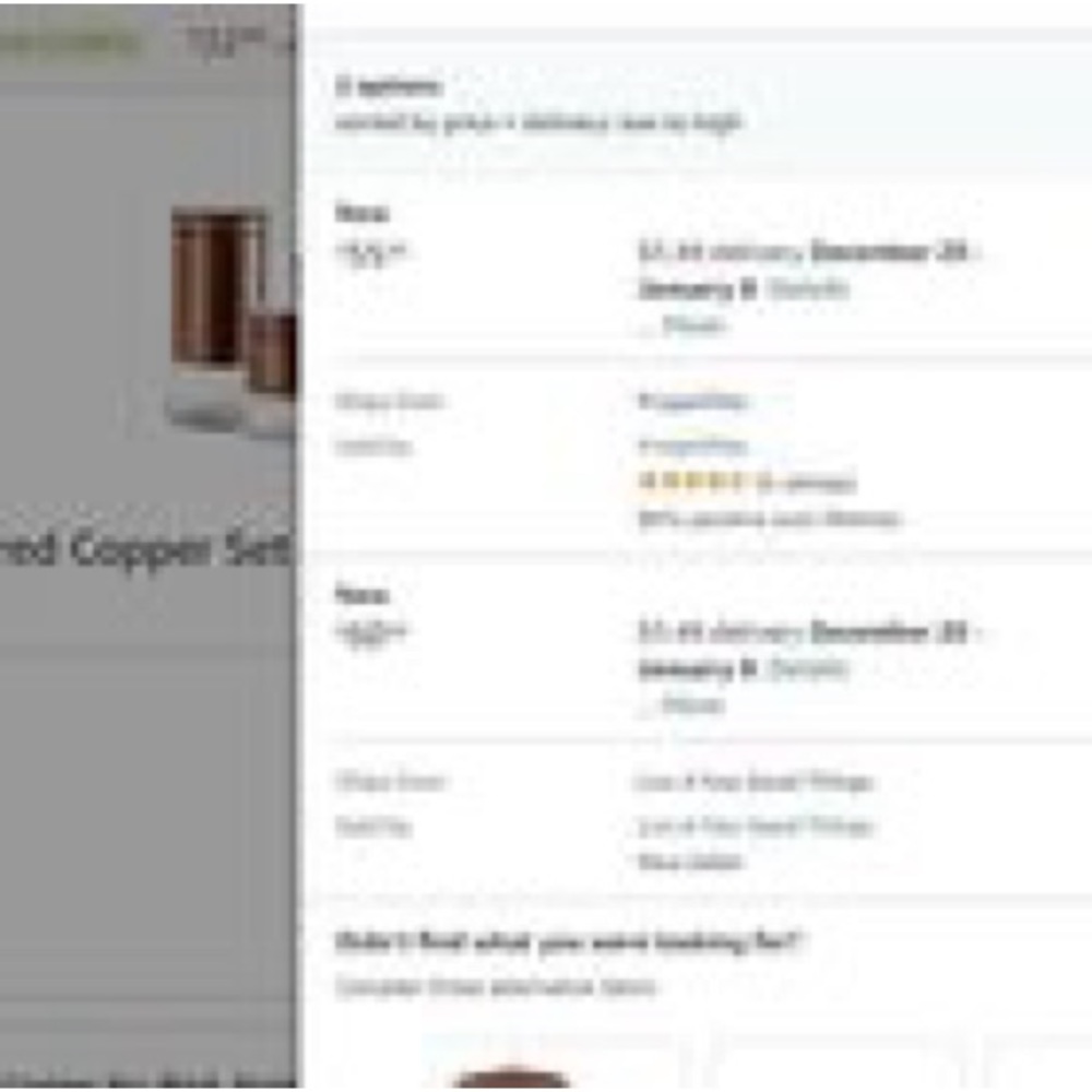 Uncommon James copper canister set NEW